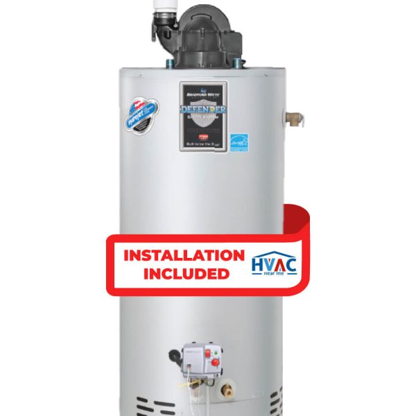 Bradfordwhite Tank Water Heater - 50 Gallon - Power Vent - Model RG2PV50H6N