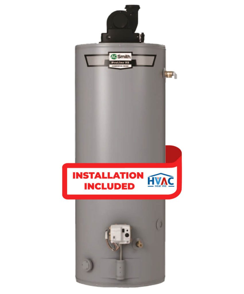 A.O. Smith Tank water Heater - 40 gallon - Power vent - Model GPVL-40