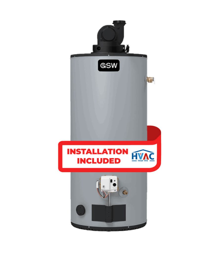 Tank water Heater - GSW - 50 gallon - Power Vent - Model G650S40N