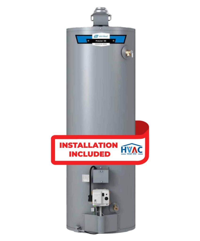 John Wood Tank water Heater - 50 Gallon - Atmospheric Vent - Model AV50N