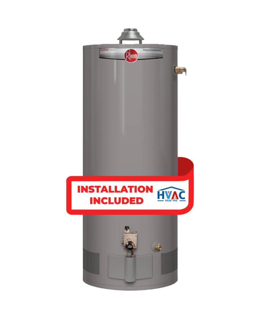 Rheem Tank Water Heater - 30 Gallon - Atmospheric Vent - Model PROG30S