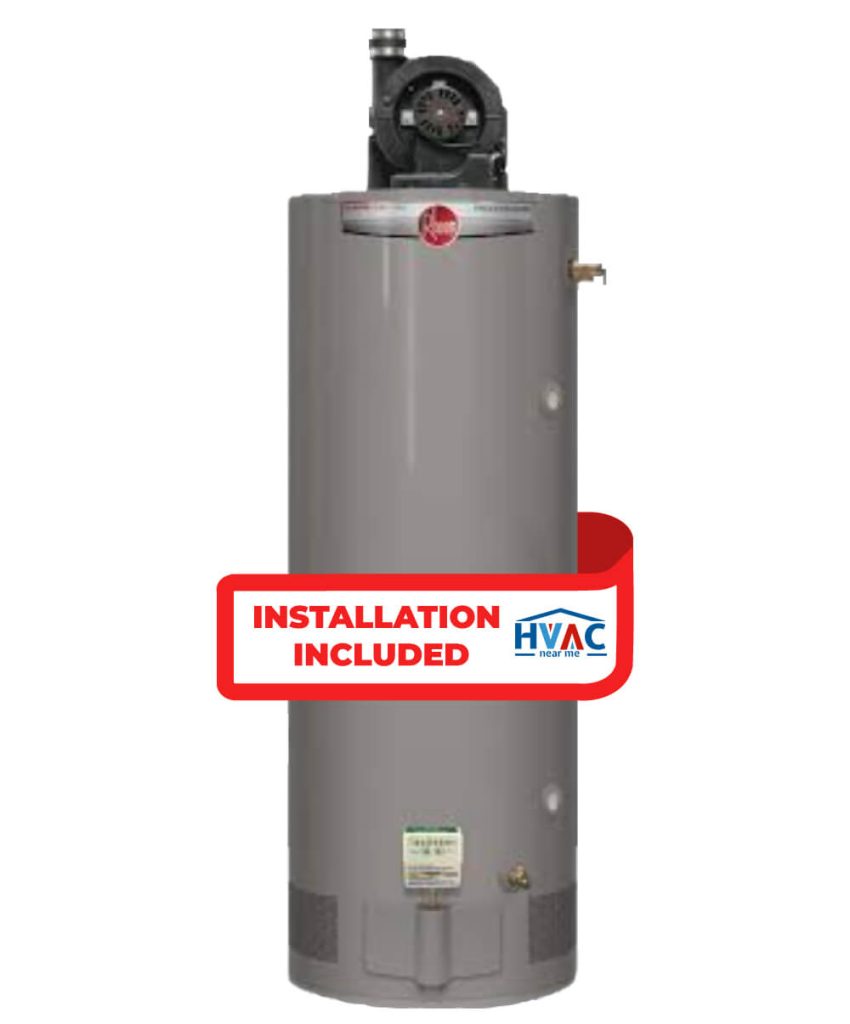 Rheem Tank water Heater - 75 gallon - Power vent - Model PRO+G75S