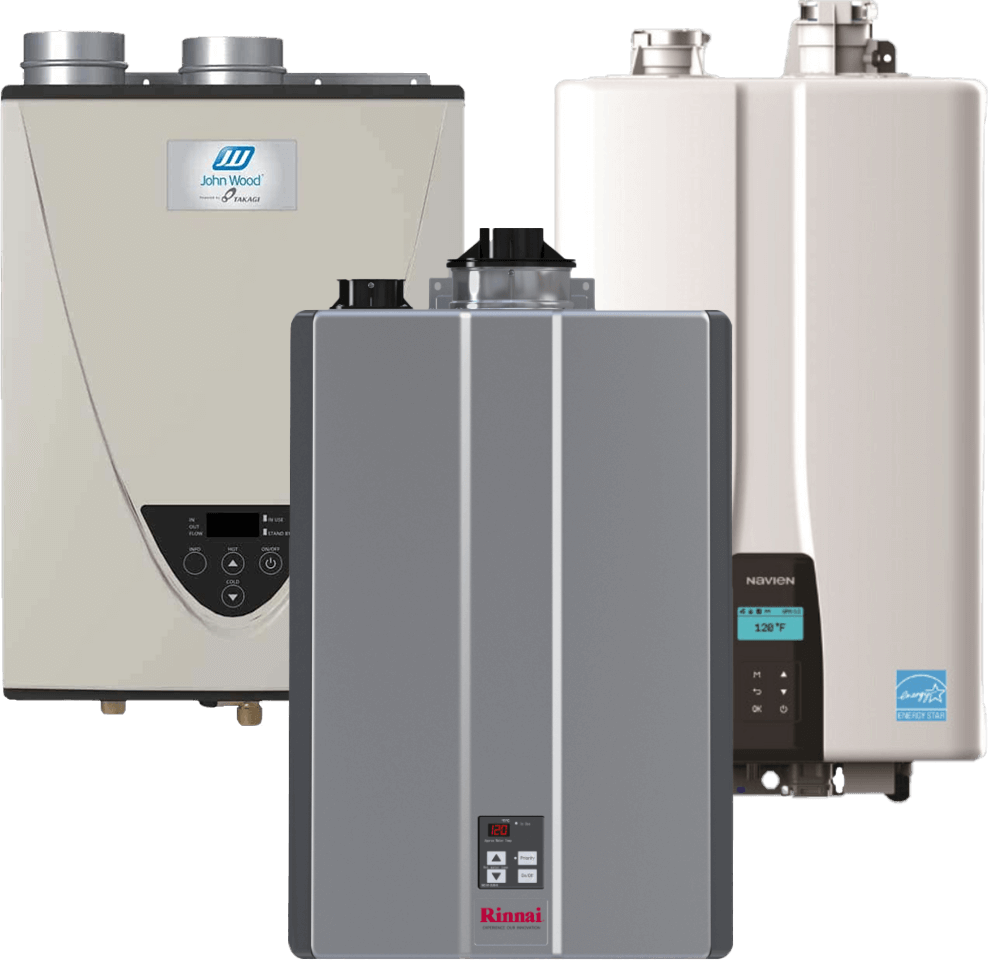 Tankless water heaters