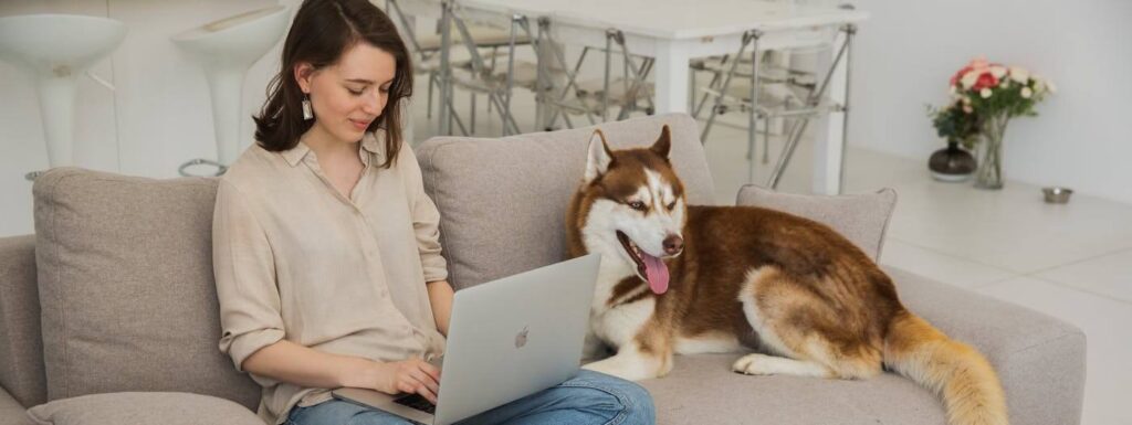 Dog and owner